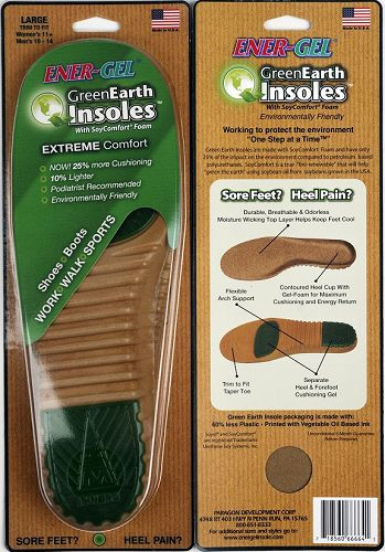Ener-Gel Green Earth Insoles – MADE IN USA!