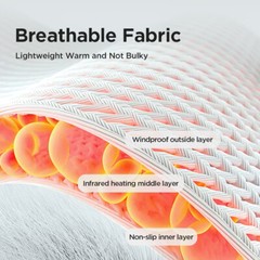 USB Electric Heated Wrist Massage Joint Vibration Relaxation Pain Relief Brace
