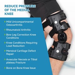 Comfort Fit Unloader Brace for Medial OA ,Low-Profile Design for All-Day Wear