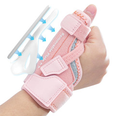 CURECARE Thumb Brace, New 2 in 1 Thumb Spica Splint Right & Left Hand (S/M) | 3