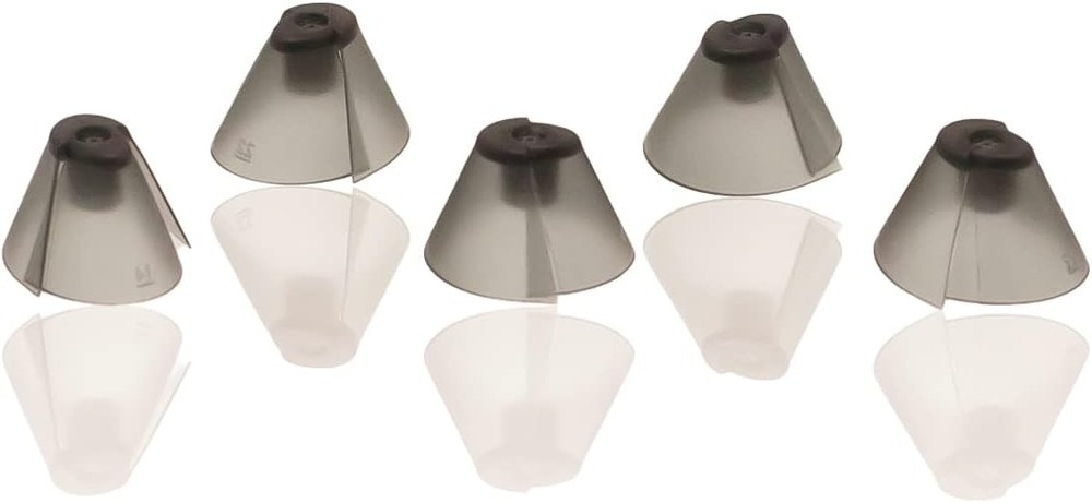 GN Resound Sure Fit Hearing Aid Standard Receiver Tulip Domes Dark Gray Split Ea