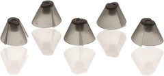 GN Resound Sure Fit Hearing Aid Standard Receiver Tulip Domes Dark Gray Split Ea