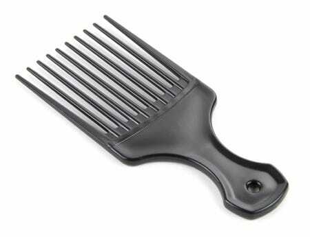 McKesson Mini Hair Pick 5.3 Inch Black Polypropylene, 1 Count