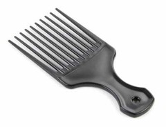 McKesson Mini Hair Pick 5.3 Inch Black Polypropylene, 1 Count