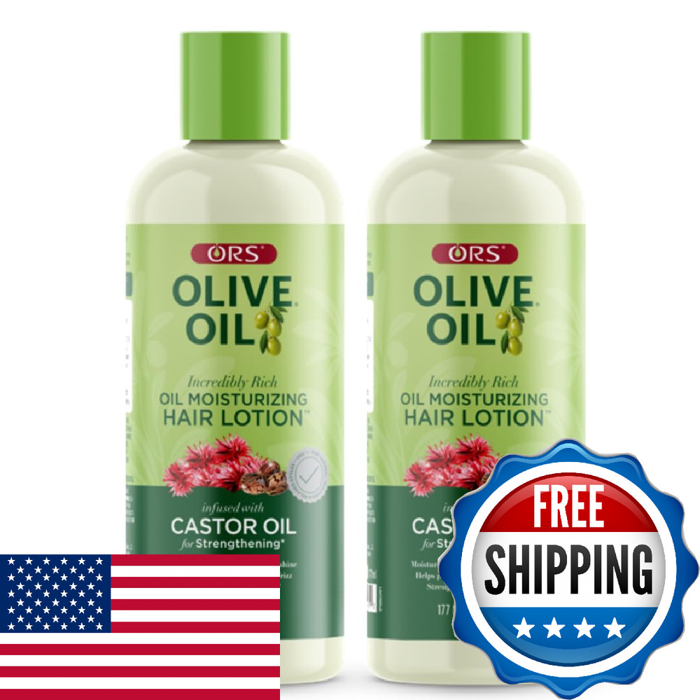 Ors Olive Oil Incredibly Rich Moisturizing Hair Lotion Castor Oil 6 Ounces Pack