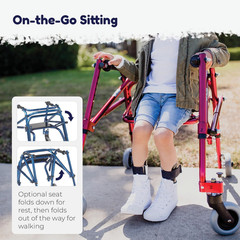 Nimbo 2G Lightweight Posterior Walker – Large, Wizard Purple Mobility Aid