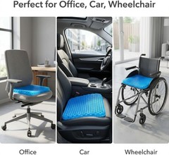 Gel Seat Cushion Gel Cushion Cool & Breathable & Non-Slip Car Office Home