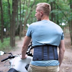 Kidney Belt Back Support Brace for Motorcycle Riding Motocross for X-Large
