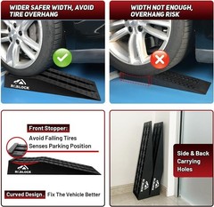 Heavy Duty Car Ramps Oil Changes Jack Support Portable Low Profile High Lift New