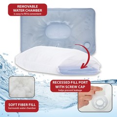 Core Products Tri-Core Water Filled Cervical Neck Spine Support Pillow