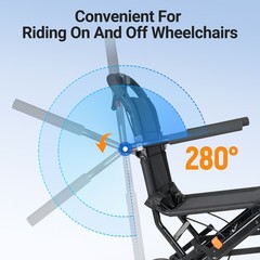 OPEN BOX Folding Electric Wheelchairs FDA Certified Medical Mobility Scooter