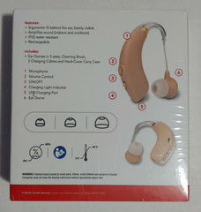 RCA OTC Beige Rechargeable 15 Hour Behind Ear Right & Left Hearing Aid Pair