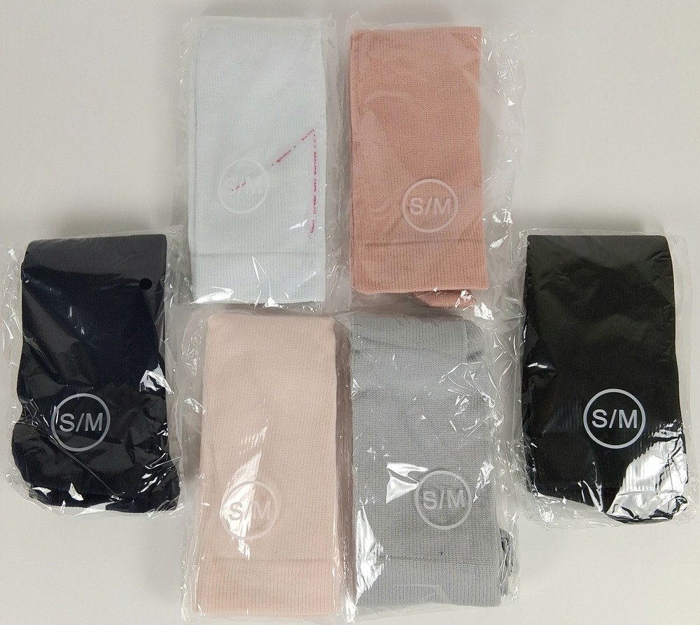 Compression Socks Knee High S/M Support Stockings Multi-Color ​6 Pairs