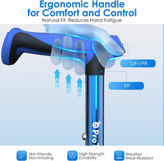 Adjustable Walking Cane for Men and Women, Heavy Duty All Terrain Collapsible