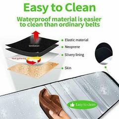 Men Sweat Belt Slimming Waist Trainer Body Shaper Sauna Trimmer Band Weight Loss