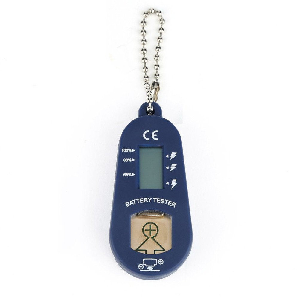 Digital Battery Tester for Hearing Aids with LCD Display and Storage Compartment