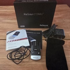 ReSound Unite Phone Clip+ Plus Bluetooth Streamer Hearing Aid Accessory Kit