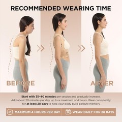 Adjustable Posture Corrector Bra for Women – Invisible Back Support, Pain Relief