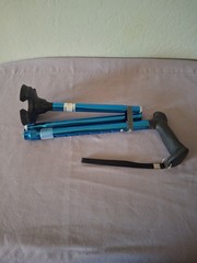 Rehand Foldable & Adjustable Walking Cane 350Lbs Capacity #RH100754 NEW