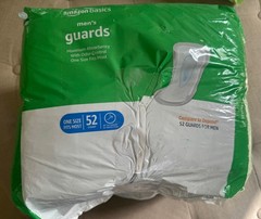 Men’S Incontinence Guards, Maximum Absorbency, 52 Count, (1 Pack of 52) See Note