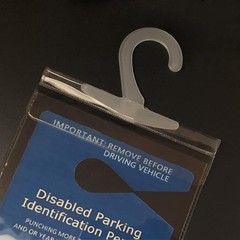 2 PCS Ultra Transparent Handicap Placard Holder – Easy Transfer & Durable Design