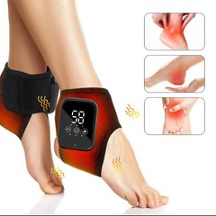 2x Electric Foot Ankle Massager Heating Vibration & Hot Compress Pain Relief