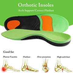 Breathable Orthopedic Sole Insoles Correction Flat Foot High Arch Insert Support