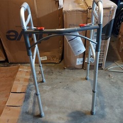 Drive Deluxe Folding Walker 2 Button 10200-1