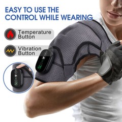 Electric Cordless Heating Vibration Pad Joint Knee Massager Shoulder Brace Wrap