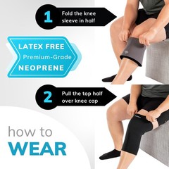 Plus Size Neoprene Compression Knee Sleeve 3XL Support Brace Bariatric Men