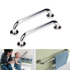Lot Stainless Steel Bathroom Handicap Safety Grab Bar Bath Shower Handle 12 Inch