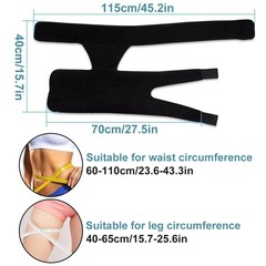 Hip Brace Compression Groin Support Wrap for Sciatica Pain Relief Thigh Recovery