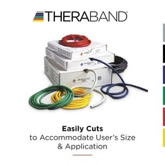 THERABAND Resistance Tubes, Black, Special Heavy, Advanced Level 1