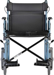 NOVA 332 Lightweight Transport Chair with Detachable Arms, Hand Brakes and…