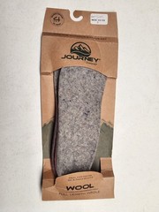 Powerstep Journey Wool Insoles Size C 6-6.5 Men 8-8.5 Women NEW