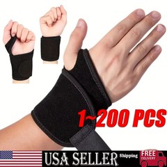 Wrist Brace Sports Band Wrap Adjustable Support Gym Strap Carpal Tunnel Bandage