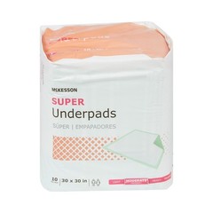 150 McKesson Moderate Absorbency Disposable Incontinence Underpads 30″ x 30″