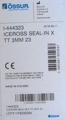 Össur Iceross Seal-In X TT Orthopedic Leg Sleeve 3mm Size 23 Gray I-444323