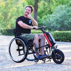 12Inch A5 Suspension Handcycle Electric Wheelchair Attachment 250W/500W 8AH-17AH