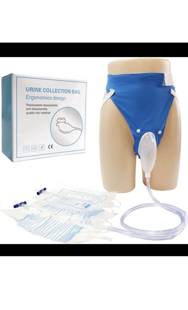 Wearable Urine Collection Bag External Catheter for Women, Reusable Portable Sil
