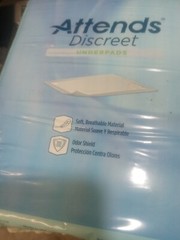 Attends Discreet Underpads 23″ by 36″ Soft Breathable Odor Shield 15 Count Soft
