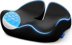 Enhanced Ergonomic Seat Cushion for All-Day Comfort – 18x16x3, Machine Washable