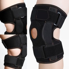 CHIYAN Hinged Knee Brace with Side Stabilizers for Men X-Large(1 Pack), Black