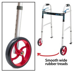 Top Glides Vortex Universal 7 Inch Walker Replacement Wheels Kit – LEGS & GLIDES