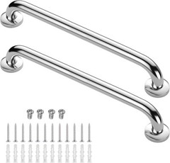 Sleek 2 Pack Shower Grab Bars – Modern 36″ Stainless Steel for Safety & Style