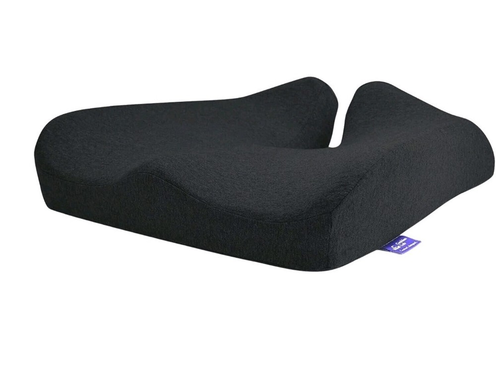 CUSHION LAB Pressure Relief Seat Cushion for Long Sitting – Black OPEN BOX