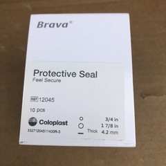 10 Coloplast 12045 Brava Protective Seal Ostomy Barrier Ring 1 Box Exp 2024