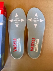 Vasyli Signature David Armstrong II Sensitive Feet Orthotic Insole X-LARGE New!