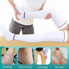 T.E.D. Anti Embolism Stockings Thigh High Knee High Small 1-thigh High White