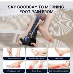 Plantar Fasciitis Relief Night Splint and Brace Men & Women New Fit Geno Plus Sz